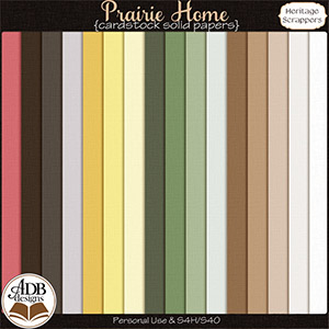 Prairie Home Solid Papers by ADB Designs