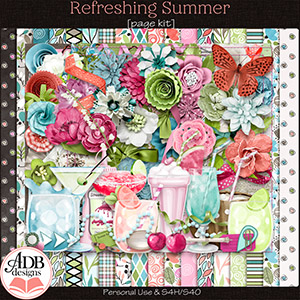 Refreshing Summer Page Kit