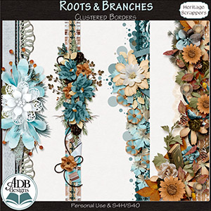 Roots and Branches Borders by ADB Designs