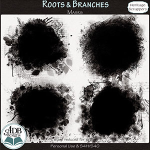 Roots and Branches Masks by ADB Designs