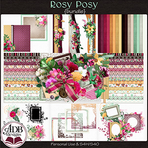 Rosy Posy Bundle by ADB Designs