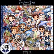 Sailor Boy Page Kit by ADB Designs