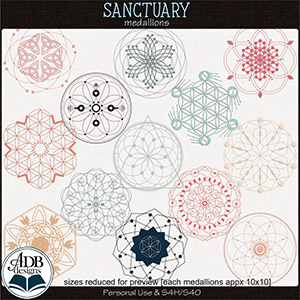 Sanctuary Medallions by ADB Designs