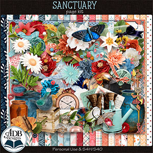 Sanctuary Mega Page Kit by ADB Designs