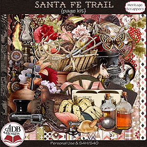 Santa Fe Trail Page Kit by ADB Designs