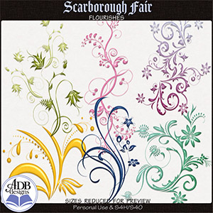 Scarborough Fair Flourishes by ADB Designs