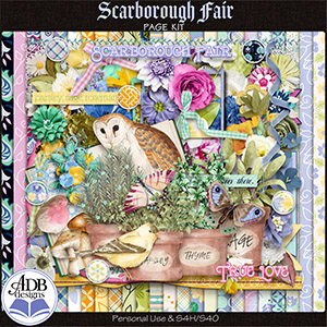 Scarborough Fair Page Kit by ADB Designs