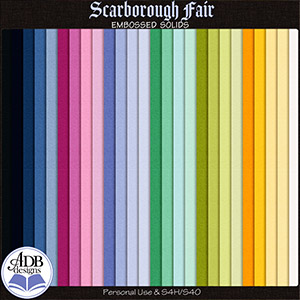 Scarborough Fair Solid Papers by ADB Designs