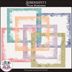 Serendipity Page Borders by ADB Designs