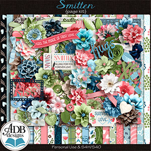 Smitten Page Kit by ADB Designs