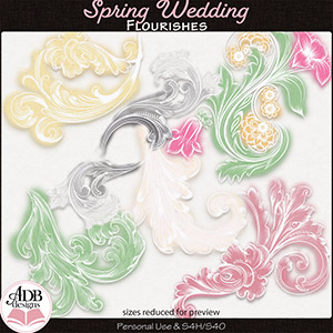 Spring Wedding Flourishes by ADB Designs