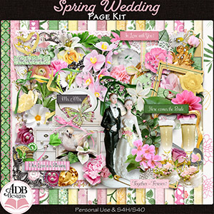 Spring Wedding Page Kit by ADB Designs