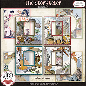 The Storyteller AO Storybook Frames by ADB Designs