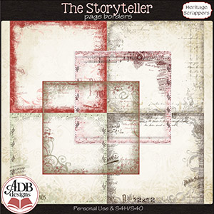 The Storyteller Page Borders by ADB Designs