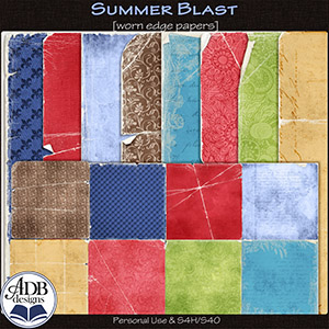 Summer Blast Worn Papers