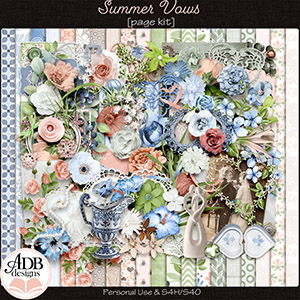 Summer Vows Page Kit by ADB Designs