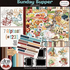 Sunday Supper Bundle + BONUS by ADB Designs