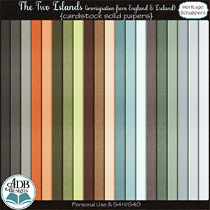 The Two Islands Cardstock Solids by ADB Designs