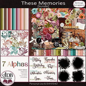 These Memories Bundle by ADB Designs