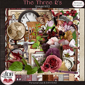 The Three Rs Page Kit by ADB Designs