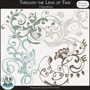 Through The Lens of Time Flourishes by ADB Designs