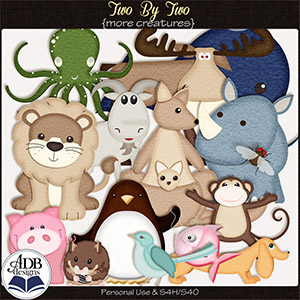 Two By Two More Creatures by ADB Designs