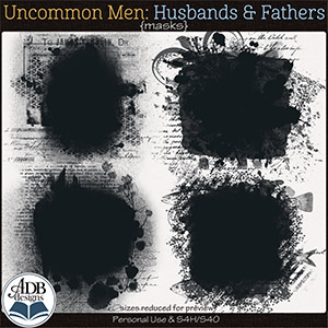 Uncommon Men: Husbands & Fathers Masks by ADB Designs