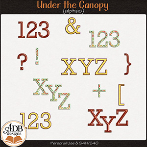 Under The Canopy Alphas by ADB Designs