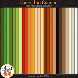 Under The Canopy Cardstock Solids by ADB Designs