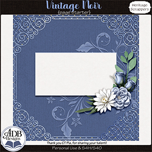 Vintage Noir Quick Page Gift 02 by ADB Designs