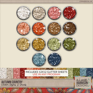 Autumn Country Glitters by Aimee Harrison