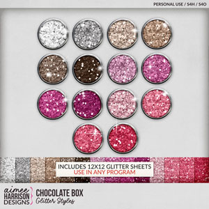 Chocolate Box Glitters by Aimee Harrison