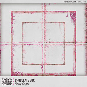 Chocolate Box Messy Edges by Aimee Harrison