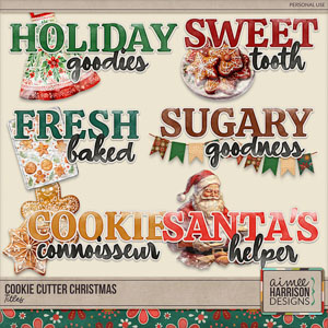 Cookie Cutter Christmas Titles by Aimee Harrison