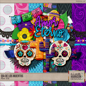 Dia De Los Muertos Mini Kit by Aimee Harrison