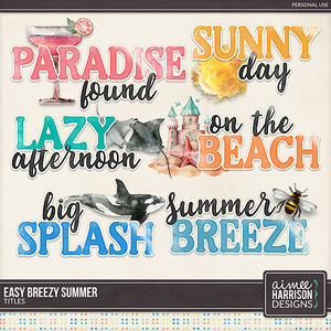 Easy Breezy Summer Titles by Aimee Harrison