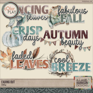 Fading Out Titles by Aimee Harrison