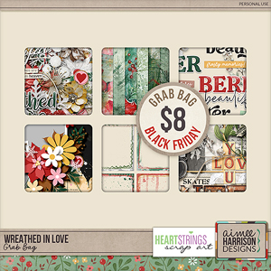 Wreathed In Love Grab Bag by Aimee Harrison & Heartstrings Scrap Art