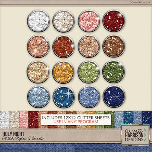 Holy Night Glitters by Aimee Harrison