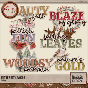 In the Rustic Woods Titles by Aimee Harrison