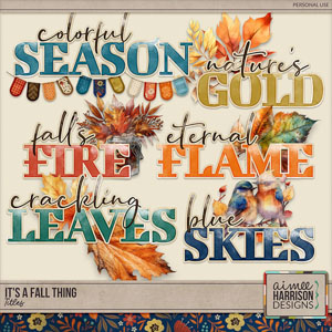 It's a Fall Thing Titles by Aimee Harrison