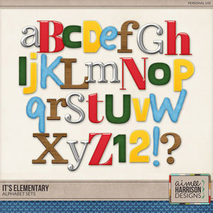 It's Elementary Alphabet Sets by Aimee Harrison