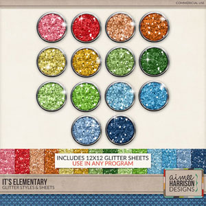 It's Elementary Glitters by Aimee Harrison