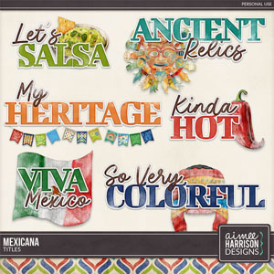 Mexicana Titles by Aimee Harrison