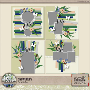 Snowdrops Templates by Aimee Harrison