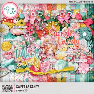 Sweet as Candy Page Kit by Aimee Harrison