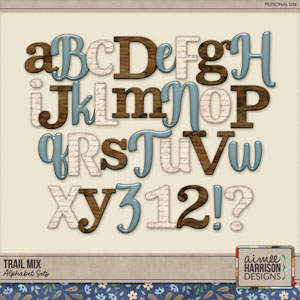 Trail Mix Alphabet Sets by Aimee Harrison