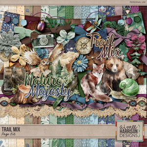 Trail Mix Page Kit by Aimee Harrison