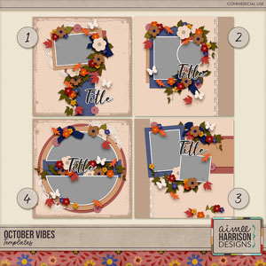 October Vibes Templates by Aimee Harrison