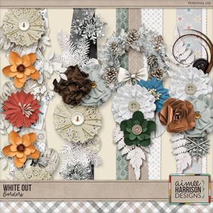 White Out Borders by Aimee Harrison